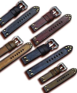 Studded Apple Watch Band Strap Crazy Cow For Apple Watch Series 1 to 7 42mm 44mm