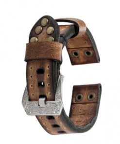 Studded Apple Watch Band Strap Crazy Cow For Apple Watch Series 1 to 7 42mm 44mm