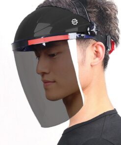 Premium Face Shield Anti-Scratch & Anti-Fog with Professional Coated Clear Lens Headgear