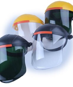 Premium Face Shield Anti-Scratch & Anti-Fog with Professional Coated Clear Lens Headgear