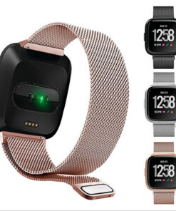 Stainless Steel Milanese Magnetic Band For Fitbit Versa 2