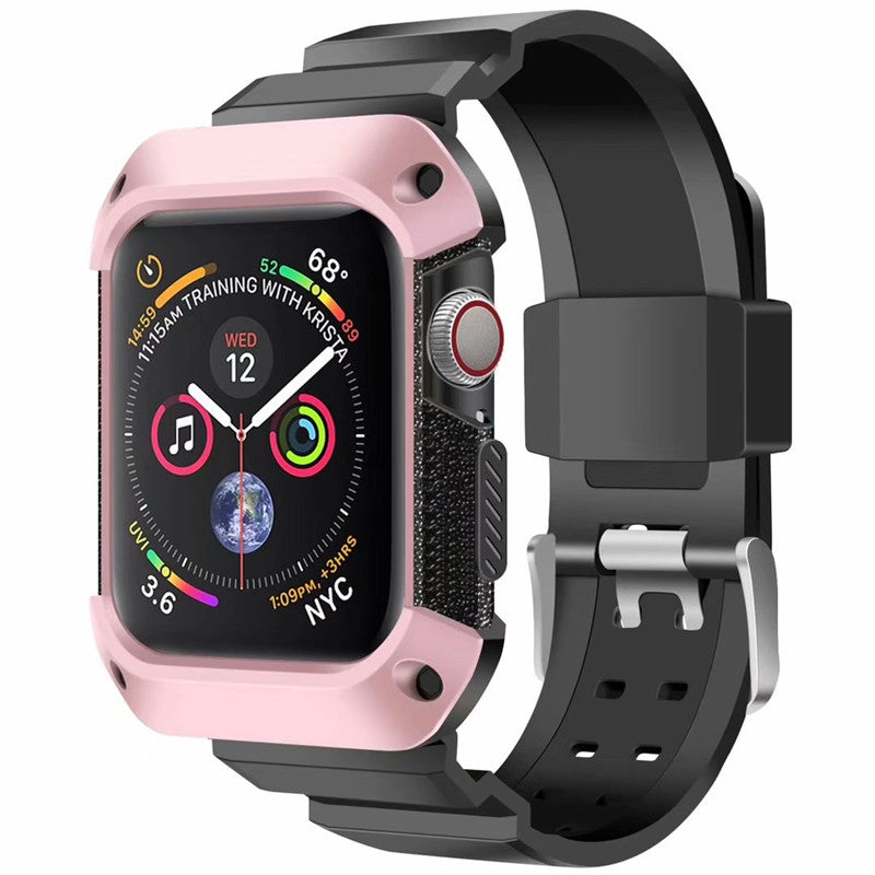 High Quality Apple Watch Series 4 Silicone Watch Case-Band Replacement