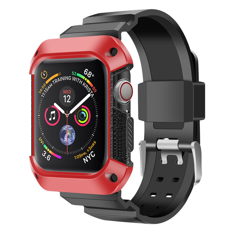High Quality Apple Watch Series 4 Silicone Watch Case-Band Replacement