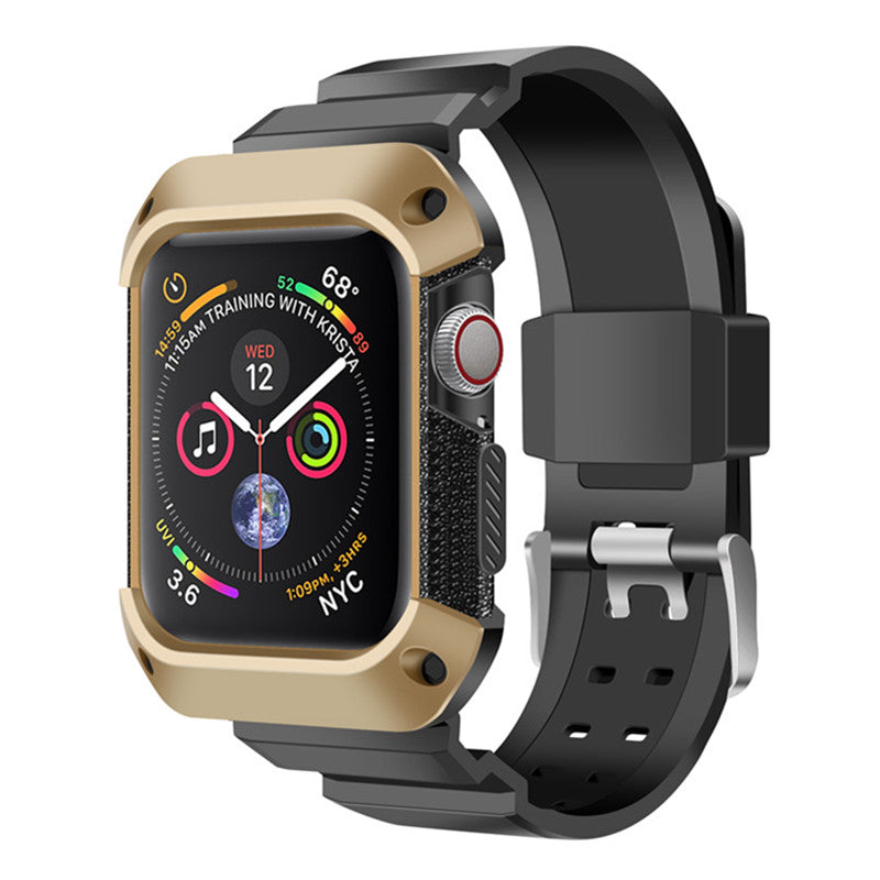 High Quality Apple Watch Series 4 Silicone Watch Case-Band Replacement