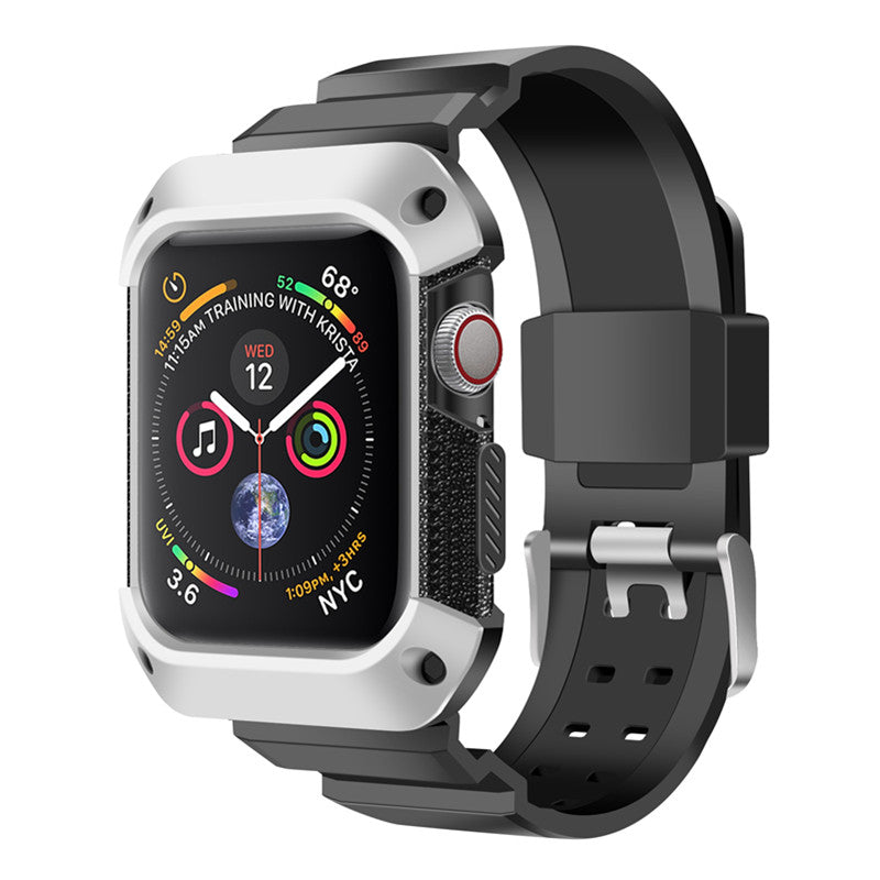 High Quality Apple Watch Series 4 Silicone Watch Case-Band Replacement