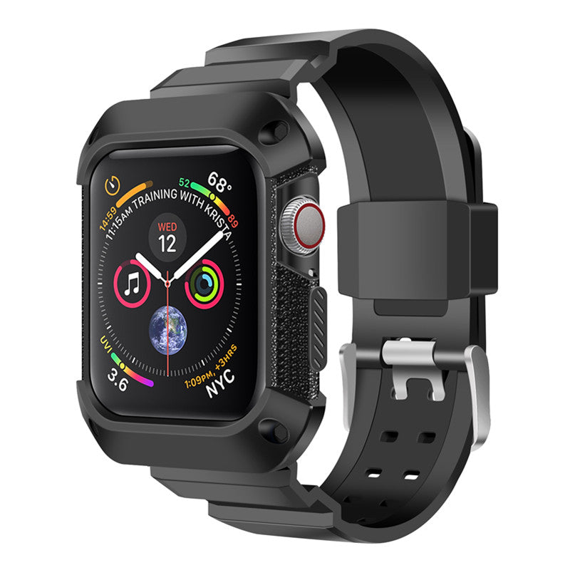 High Quality Apple Watch Series 4 Silicone Watch Case-Band Replacement
