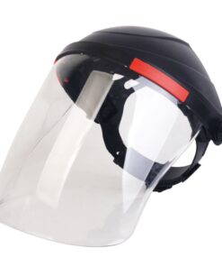 Premium Face Shield Anti-Scratch & Anti-Fog with Professional Coated Clear Lens Headgear