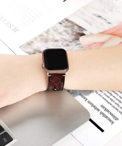 Handmade Apple Leather Watch Band For Series 7, 6, 5, 4, 3, 2, 1 (42/44/45mm)