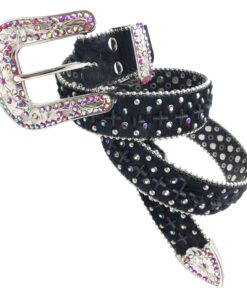Hand Crafted Unisex Western Rhinestone Fashion Belt