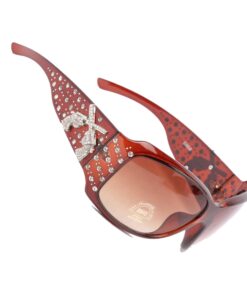Hand Crafted Women's Sunglasses With Bling Rhinestone UV 400 PC Lens